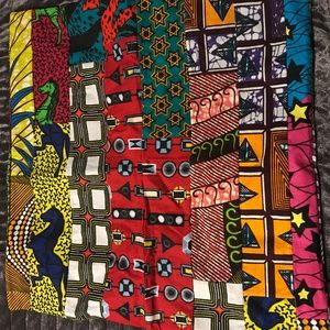 African Patchwork Pillow